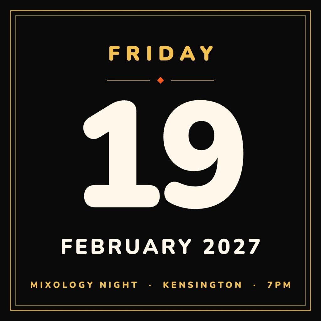Mixology Night, Friday 19 February 2027